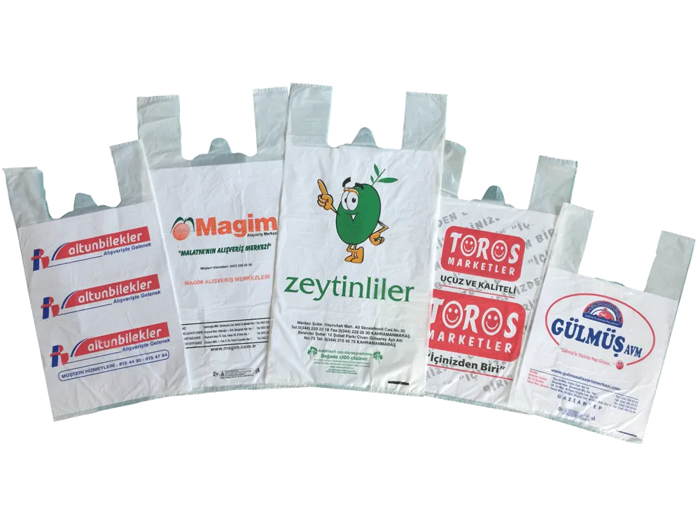 Baskılı Atlet Poşet Torba Ve Market Çantaları